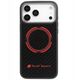 Case Audi RSQ Carbon Fiber Sport Red Circle MagSafe for iPhone 17 Pro Max black