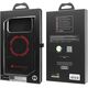 Case Audi RSQ Carbon Fiber Sport Red Circle MagSafe for iPhone 17 Pro Max black