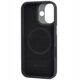 Case Audi R8 Genuine Leather MagSafe for iPhone 17 black-red