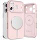 Etui Tech-Protect Silicone MagSafe do Apple iPhone 17 Pro Pink Pearl