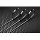 Nylonowe opaski zaciskowe Gtv HT2C714 4,8X370mm 100szt. czarny
