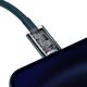 Kabel USB Baseus USB-C - Lightning 1 m Niebieski (BSU2665BLU)