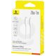 Baseus Silky Series Ladekabel Type-C auf iP 20W 2m Moon Weiß