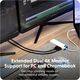 Hyper HyperDrive Flex 9 Port Dual 4K HDMI Dock, Baltas/Mėlyna | HD4103BUGL | HDMI jungtys quantity 2