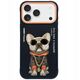 Etui Nimmy Glasses Cool Dog do iPhone 17 Pro czarny