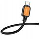 Kabel USB C do USB C Hoco 3A 60W 1 m X108 czarny