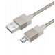 Kabel USB A do USB C Hoco 3A 1 m X110 złoty