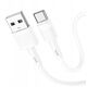 Kabel USB A do USB C Hoco 3A 1 m X83 biały