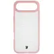 Etui Bizon Case Angelo do Apple iPhone 17 Air półprzezroczyste z jasnoróżową ramką