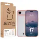 Etui Bizon Case Angelo do Apple iPhone 17 Air półprzezroczyste z jasnoróżową ramką