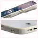 Etui Bizon Case Angelo do Apple iPhone 17 Pro półprzezroczyste z beżową ramką