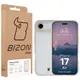 Etui Bizon Case Angelo do Apple iPhone 17 Air półprzezroczyste z beżową ramką
