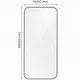 Szkło hartowane z ramką do łatwej aplikacji Bizon Glass Aplikator do Apple iPhone 17 Pro Max [2 PACK]