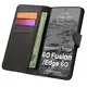 Etui z klapką Bizon Case Pocket do Motorola Edge 60 / 60 Fusion czarne