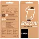 Szkło hartowane z ramką do łatwej aplikacji Bizon Glass Aplikator do Apple iPhone 17 Pro Max [2 PACK]