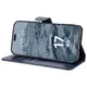 Etui z klapką Bizon Case Pocket do Apple iPhone 17 Air granatowe