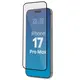 Szkło hartowane z ramką do łatwej aplikacji Bizon Glass Aplikator do Apple iPhone 17 Pro Max [2 PACK]