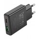 Ładowarka sieciowa do telefonu Hoco Slim USB A + USB C QC3.0 PD 3A 20W N38 czarna