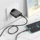 Ładowarka sieciowa do telefonu Hoco Slim USB A + USB C QC3.0 PD 3A 20W N38 czarna