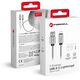 Kabel USB A do Lightning Forcell F-Energy 2,4A 12W Metal 2 m C236 srebrny