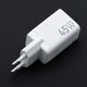 Ładowarka sieciowa do telefonu Forcell F-Energy Mini GaN III USB C + USB A PD QC4.0 45W VT-36 biała