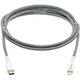 Eaton Tripp Lite Series Heavy-Duty USB-C to Lightning Sync/Charge Cable, MFi Certified - M/M, USB 2.0, 10 ft. (3.05 m) - Lightning-Kabel - 24 pin USB-C mannlich zu Lightning mannlich - 3 m - Schwarz, weiss
