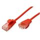 ROLINE GREEN UTP patchkabel Cat.6A (Class EA), LSOH, extra dun, czerwony, 5 m