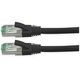 ROLINE RM S/FTP (PiMF) Patch Cord Cat.6A, czarny, 0,5 m