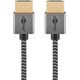 Slim przewód HDMI™ o dużej szybkości transmisji z Ethernetem - Długość kabla 0.5 m