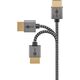 Slim przewód HDMI™ o dużej szybkości transmisji z Ethernetem - Długość kabla 0.5 m