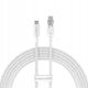BASEUS kabel Typ C do Typ C Explorer Power Delivery 100W 2m biały P10319703221-01 / CB000043