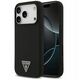 Case Guess Silicone Triangle Logo MagSafe for iPhone 17 Pro Max black