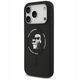 Etui Karl Lagerfeld Silicone              Karl&Choupette Ring MagSafe do iPhone 17 Pro Max czarny