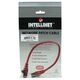 Patchcord Cat6 UTP 0,3m 100% CU czerwony