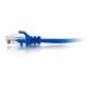 Kabel / 1 m Mlded/Btd Blue CAT5E PVC UTP PAT