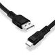Kabel eXc Whippy Pro USB-A/USB-C 2m czarny - Gwarancja bezpieczeństwa. Proste raty. Bezpłatna wysyłka od 170 zł.