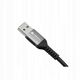 Kabel USB A do USB C Forcell F-Energy QC4.0 3A 66W Cafule 0,25 m C256 czarny