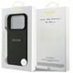 Guess Grained Ring MagSafe case for iPhone 17 Pro black