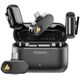 maono Wave T1 Mini (USB-C &amp| Lightning + Charge Case) Black (Juodi) Belaidžiai Mikrofonai