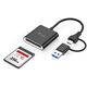 Equip 245461 czytnik kart USB 3.2 Gen 2 (3.1 Gen 2) Type-C Czarny