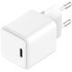 USB-C GaN Power Adapter 30W, QC 3.0 & PD, for all iPhone, iPad and other USB-C devices, variable charging power (max. 30W), white