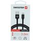 Swissten Textile Quick Charge Universal Micro USB Data and Charging Cable 3m
