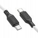 Kabel USB C do USB C Hoco 3A 60W 1 m X90 biały