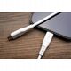 Fixed USB-C/USB-C i obsługą PD, 0,5 m, USB 2.0, 60 W, biały