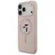 Etui Karl Lagerfeld Silicone Karl&Choupette Ring MagSafe do Apple iPhone 17 Pro Max różowy