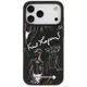 Etui Karl Lagerfeld Grained Pattern &     Logo MagSafe do iPhone 17 Pro Max czarny