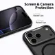 Etui Tech-Protect MagEdge MagSafe do Apple iPhone 17 Pro Max Matte Black/gunmetal