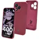 Silikonowe etui Bizon Soft Case do Honor 400 Lite 5G ciemnofioletowe