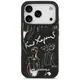 Etui Karl Lagerfeld Grained Pattern &     Logo MagSafe do iPhone 17 Pro czarny