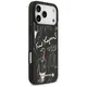 Etui Karl Lagerfeld Grained Pattern &     Logo MagSafe do iPhone 17 Pro Max czarny